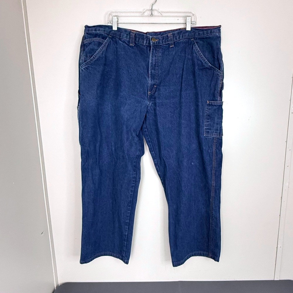 Riverside Protective Apparel Jeans Mens 46x30 Blue FR Carpenter Flame Resistant